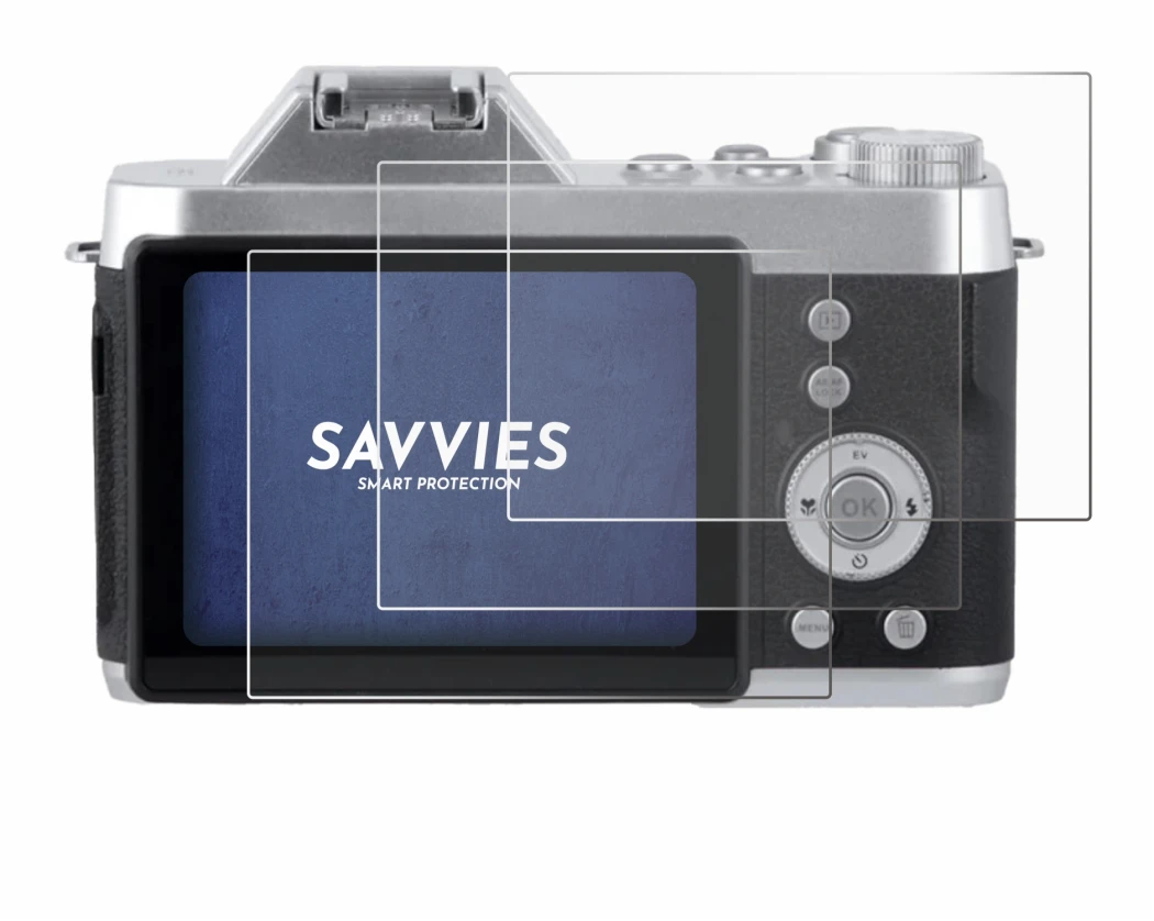 Image of the device Rollei Powerflex 10x Retro with a wide variety of screen protectors.