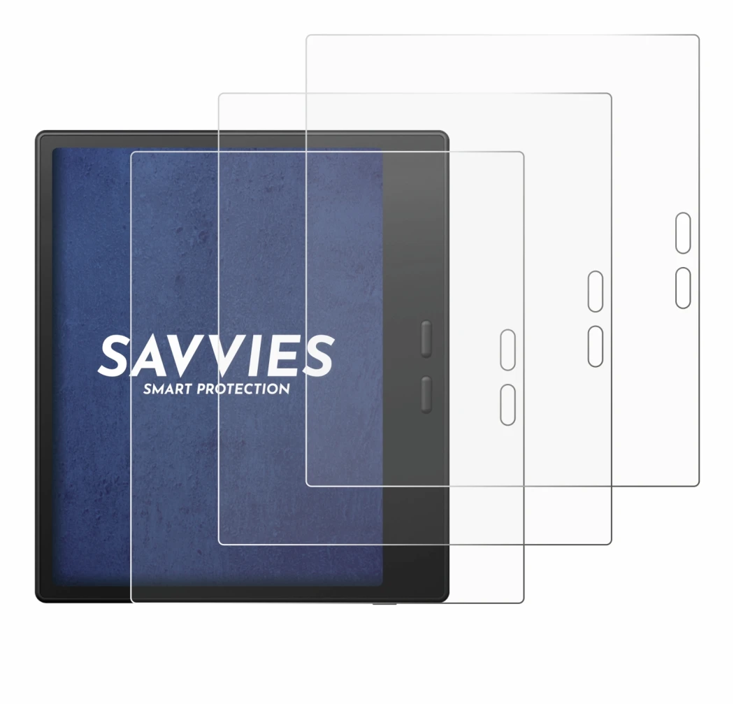 Image of the device Boox Go Color 7 Gen II with a wide variety of screen protectors.