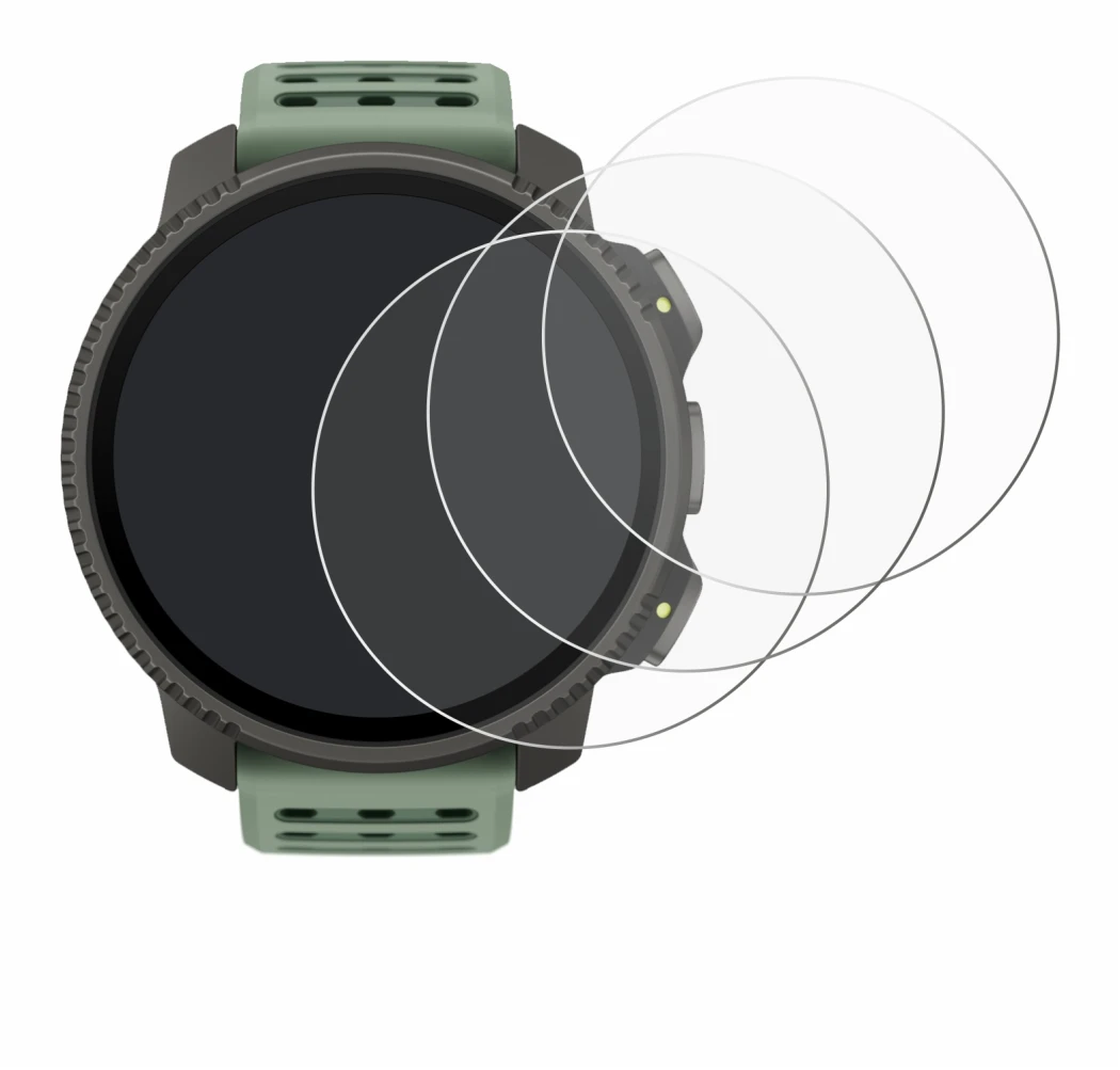 Image of the device Suunto Vertical 2 with a wide variety of screen protectors.