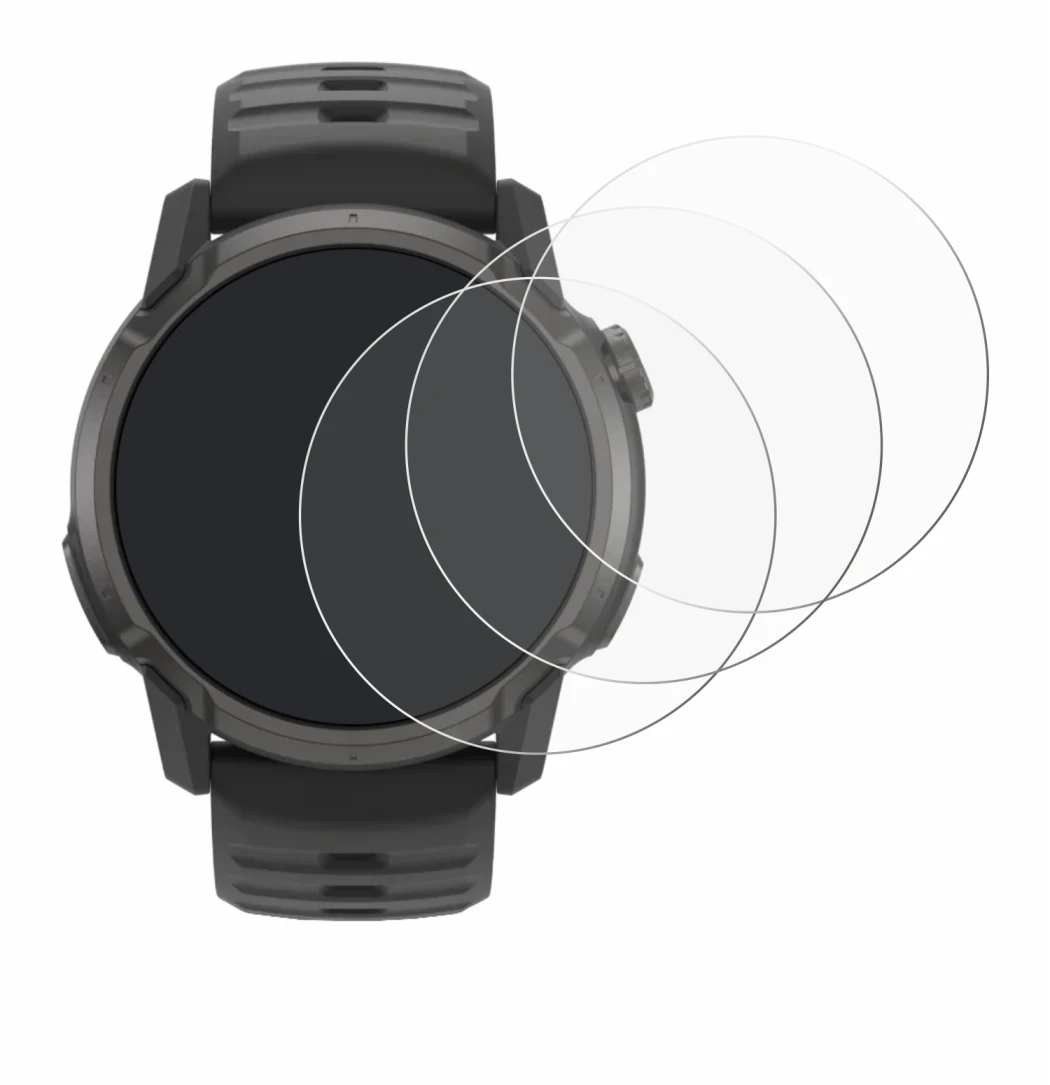 Image of the device Coros Apex 4 (42 mm) with a wide variety of screen protectors.