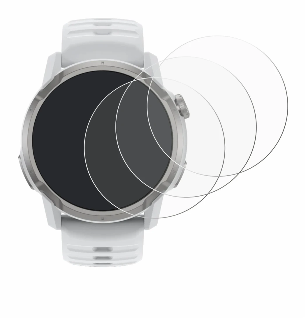 Image of the device Coros Apex 4 (46 mm) with a wide variety of screen protectors.