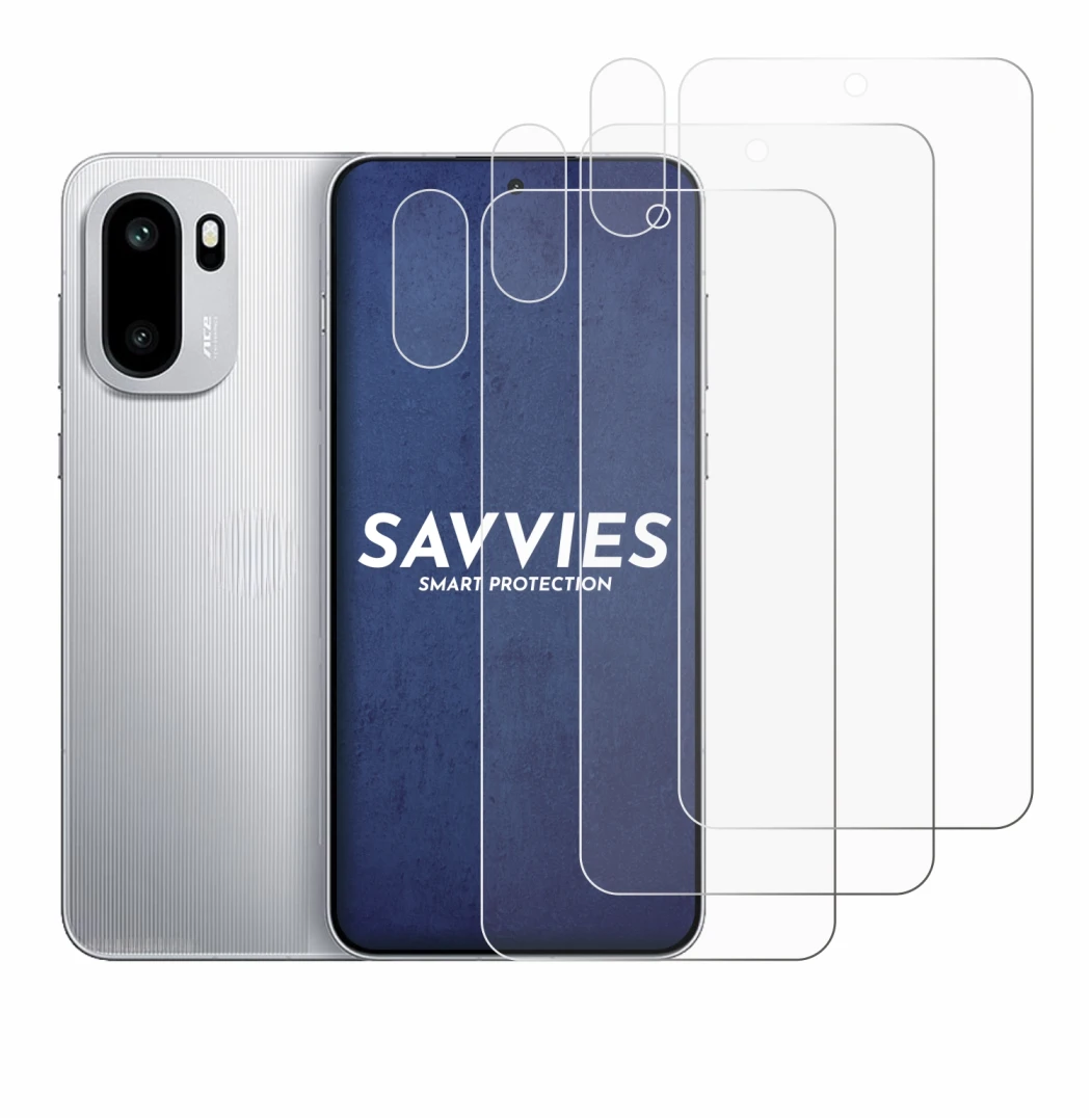 Image of the device OnePlus 15R (Front+Camera) with a wide variety of screen protectors.