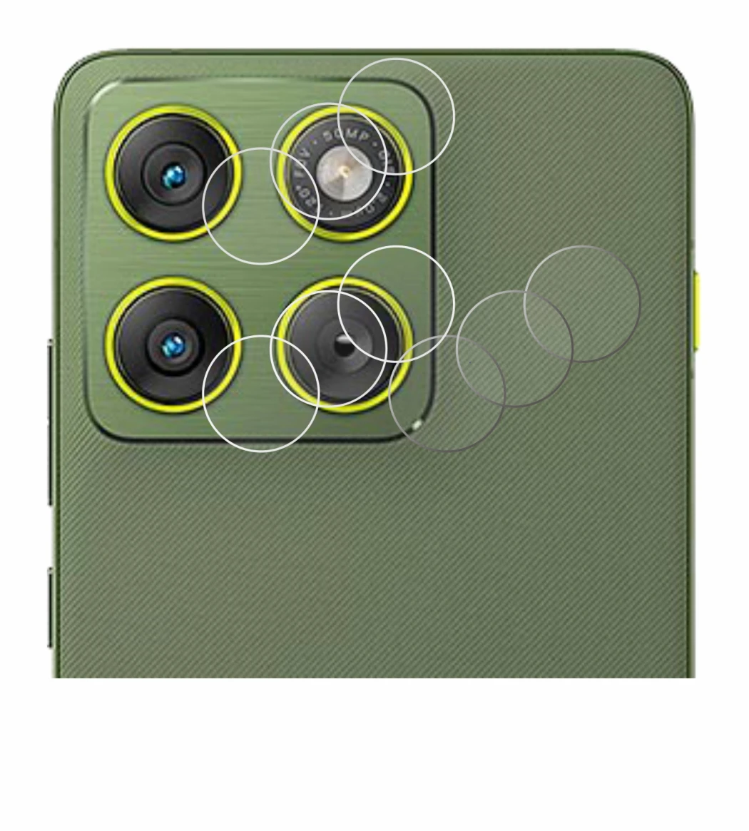 Image of the device Motorola Edge 70 (ONLY Camera Lens) with a wide variety of screen protectors.