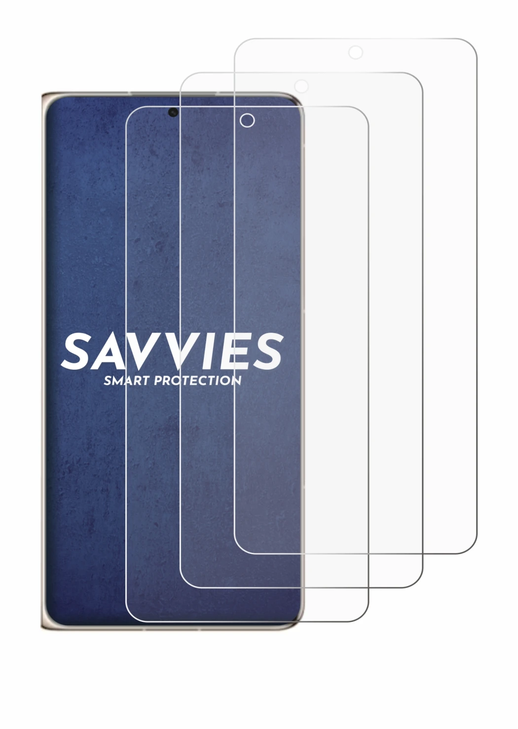 Image of the device Huawei Mate X7 with a wide variety of screen protectors.