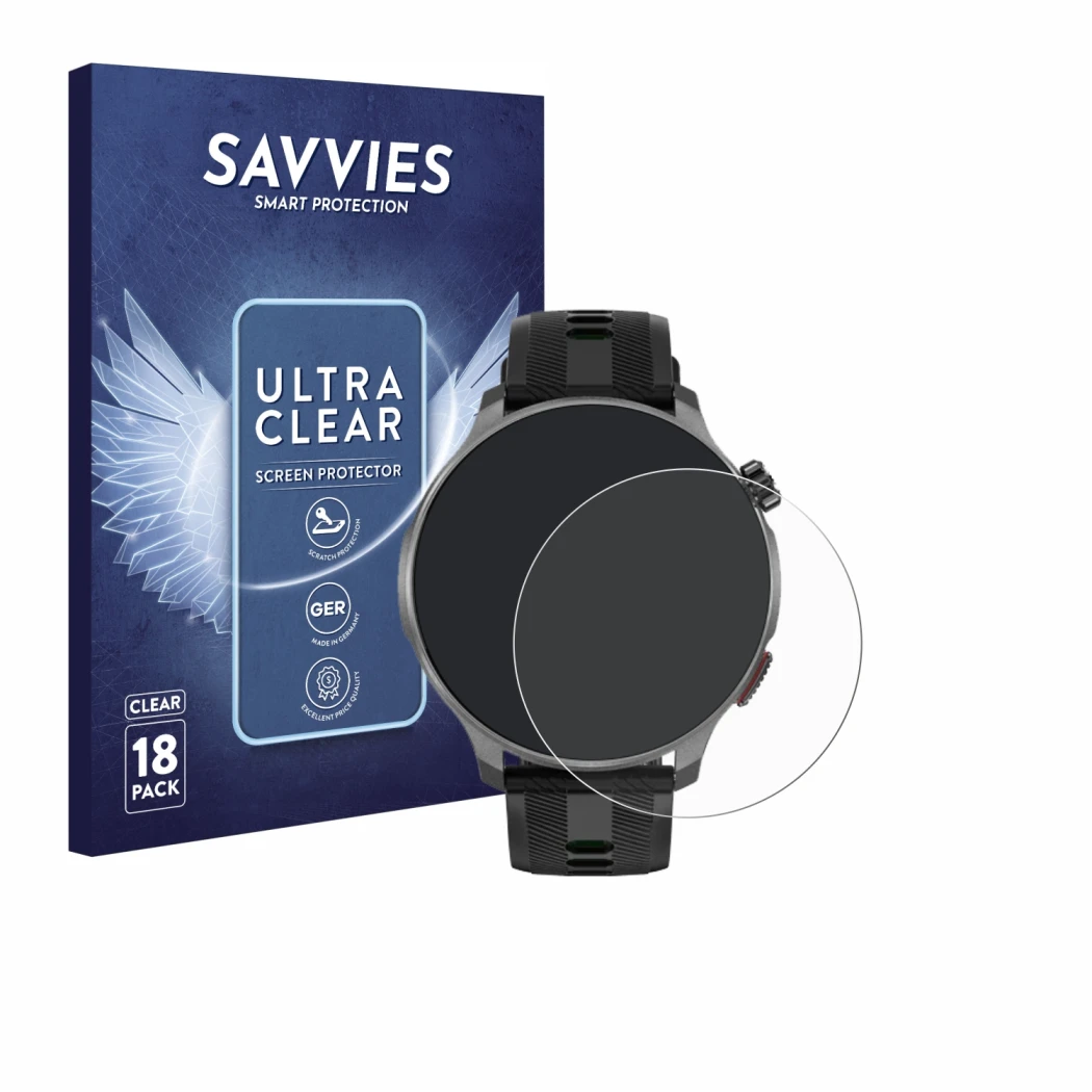 Front side of a product packaging with the brand logo Savvies. Next to it is the device Rollme G6 shown with the corresponding