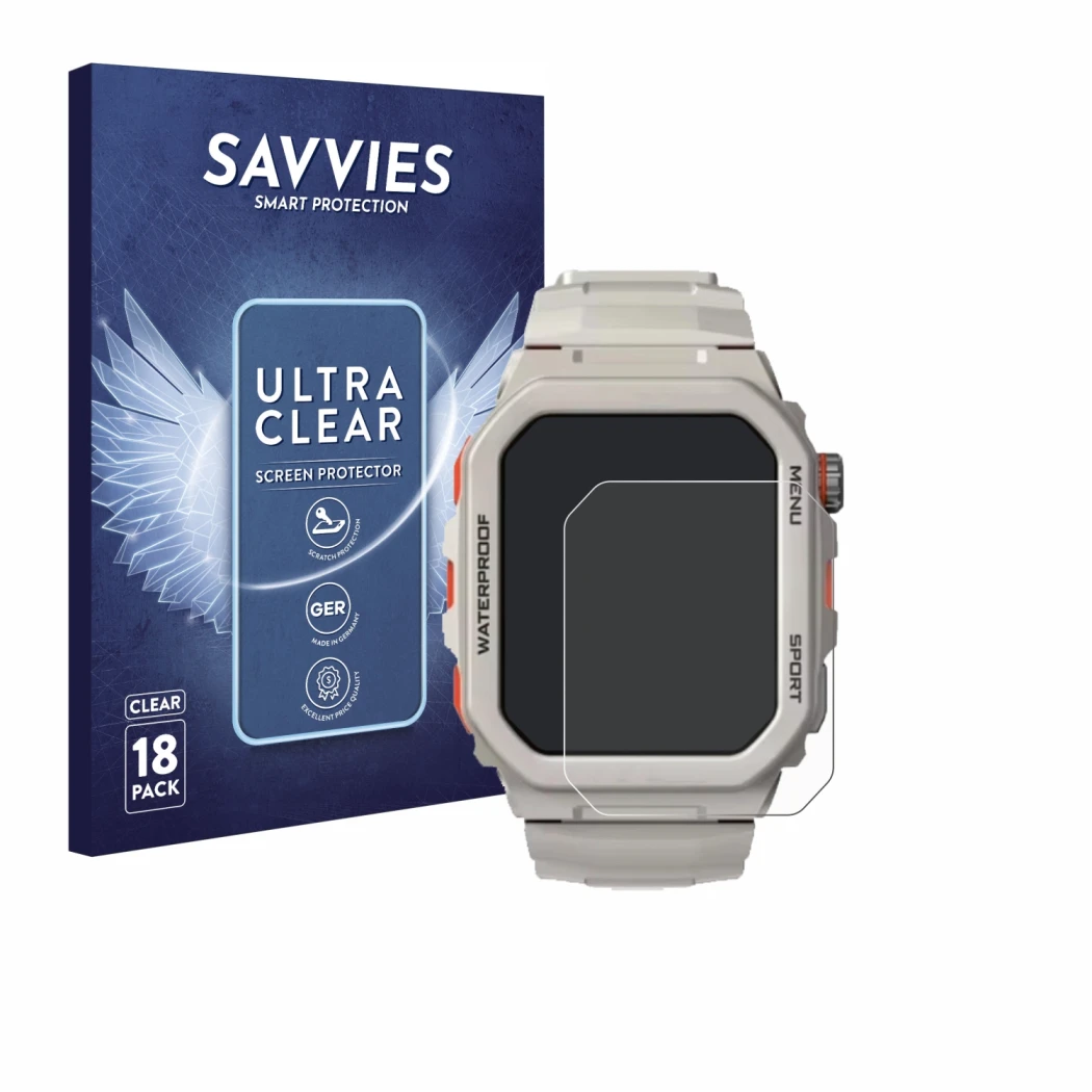 Front side of a product packaging with the brand logo Savvies. Next to it is the device Rogbid Tank G2 shown with the correspo