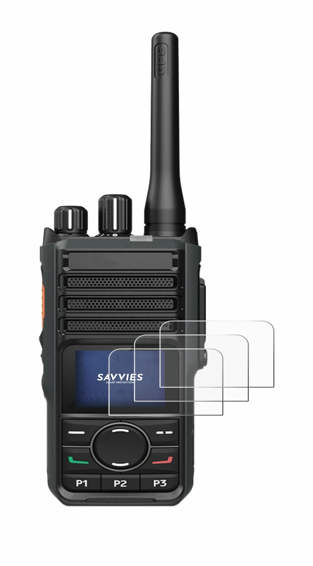 Image of the device Hytera HP565 with a wide variety of screen protectors.