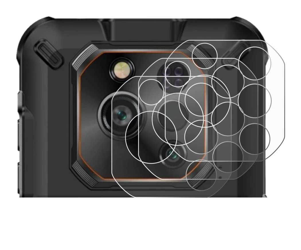Image of the device Ulefone RugOne Xever 7 Pro (ONLY Camera Lens) with a wide variety of screen protectors.