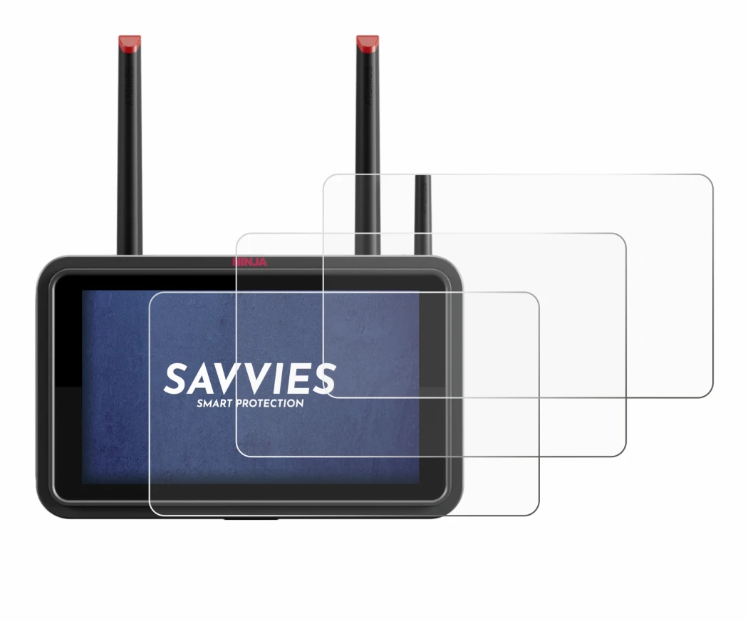 Image of the device Atomos Ninja TX with a wide variety of screen protectors.
