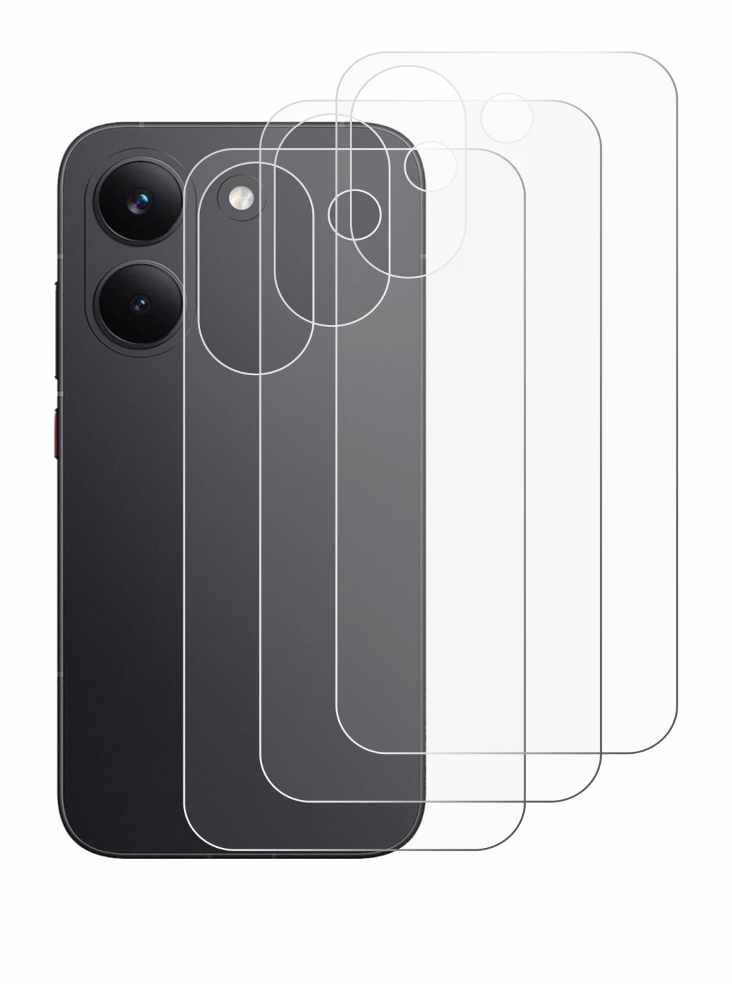Image of the device Xiaomi Poco X8 Pro (Back) with a wide variety of screen protectors.