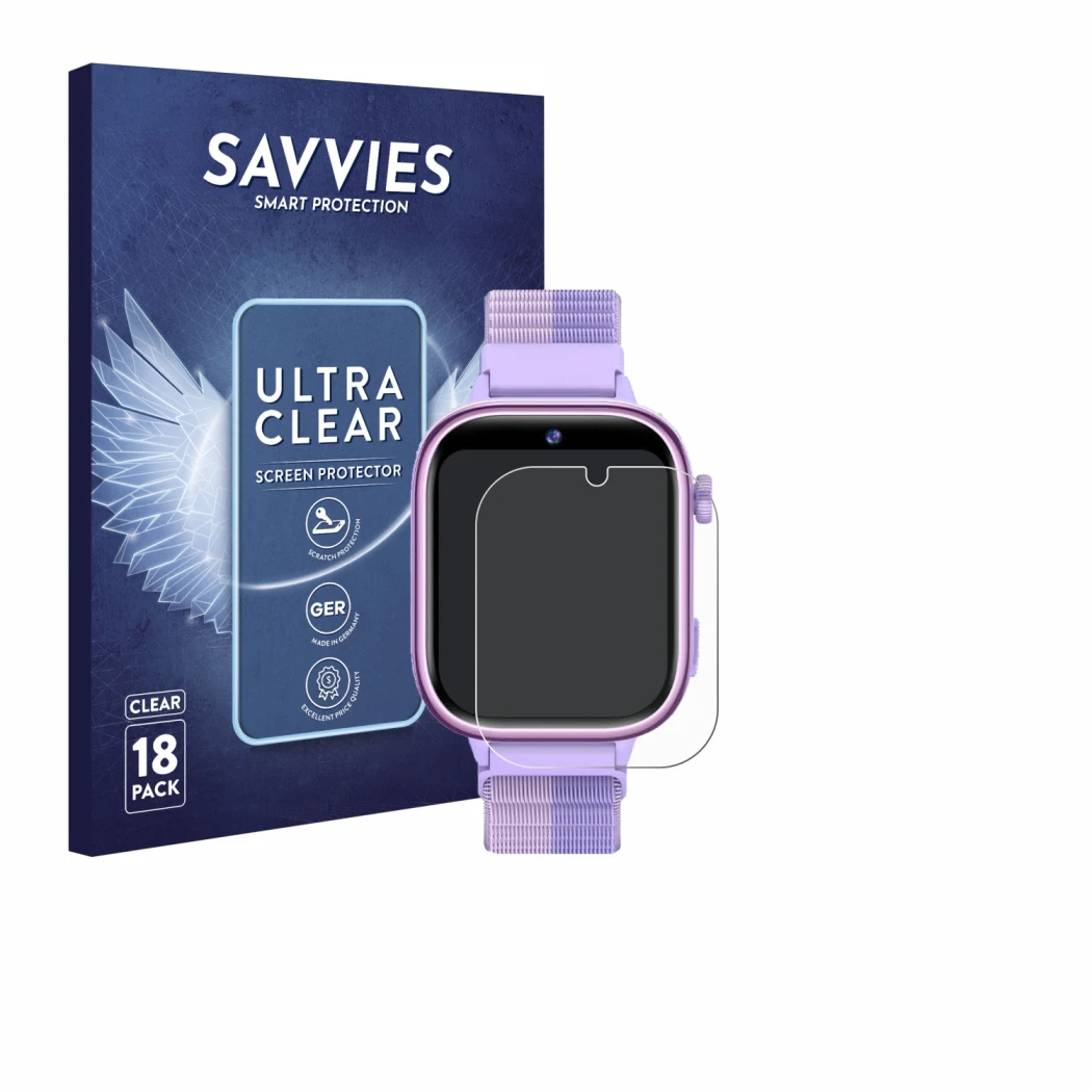 Front side of a product packaging with the brand logo Savvies. Next to it is the device Oliimptek T40 shown with the correspon