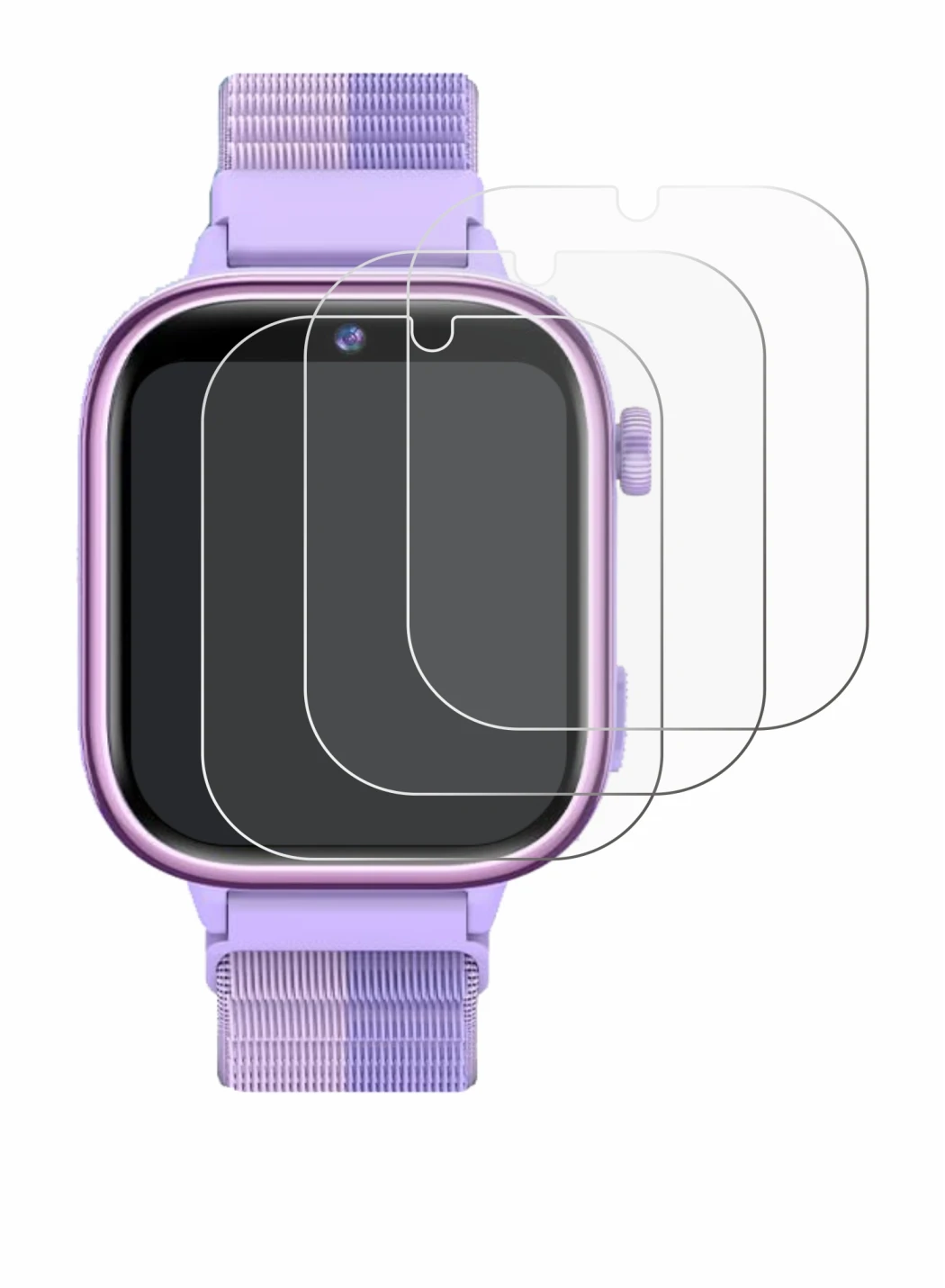Image of the device Oliimptek T40 with a wide variety of screen protectors.