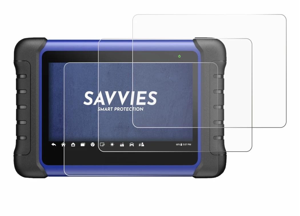 Image of the device Autel MaxiIM IM508S with a wide variety of screen protectors.