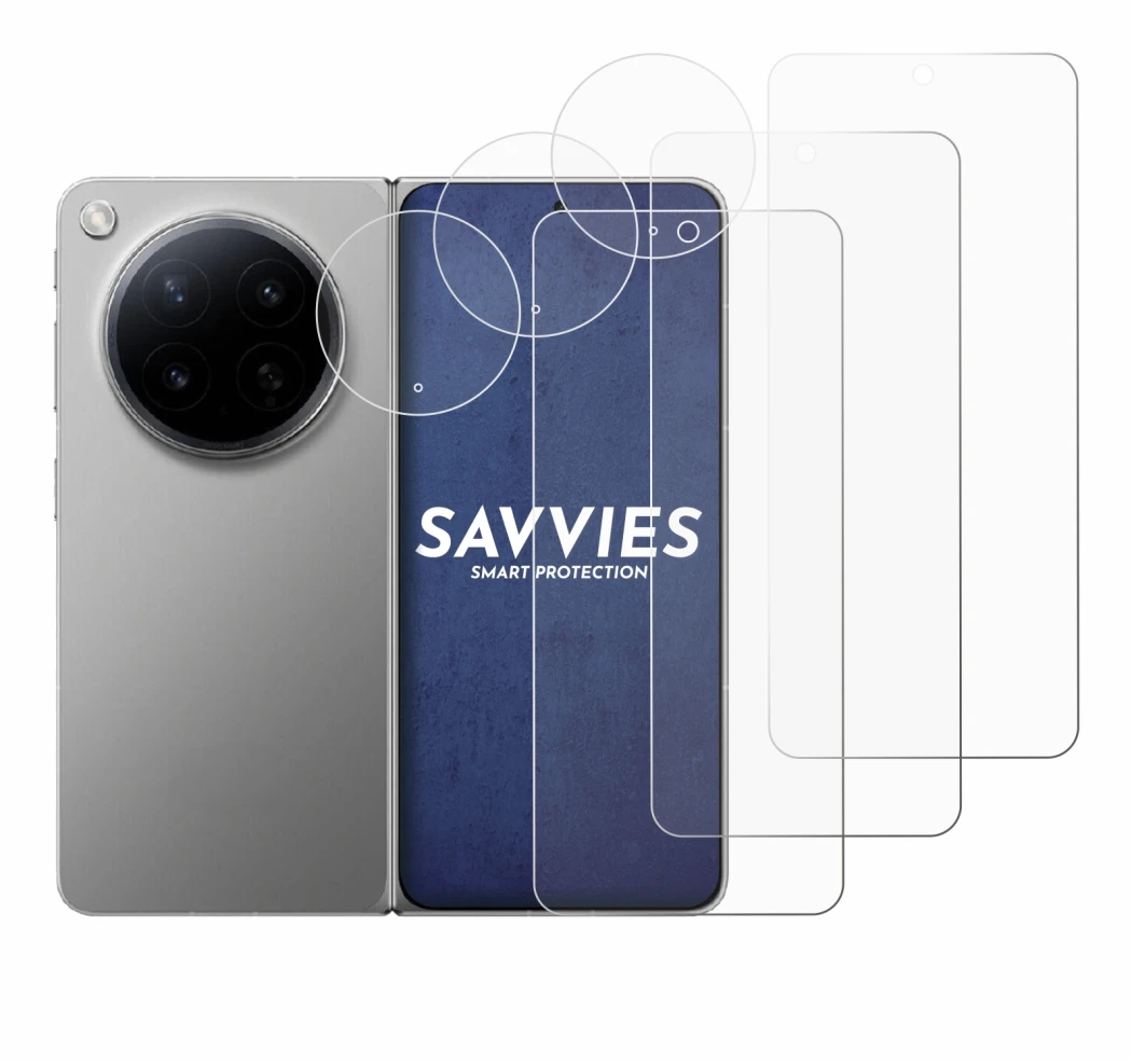 Image of the device Oppo Find N6 (Front+Camera) with a wide variety of screen protectors.