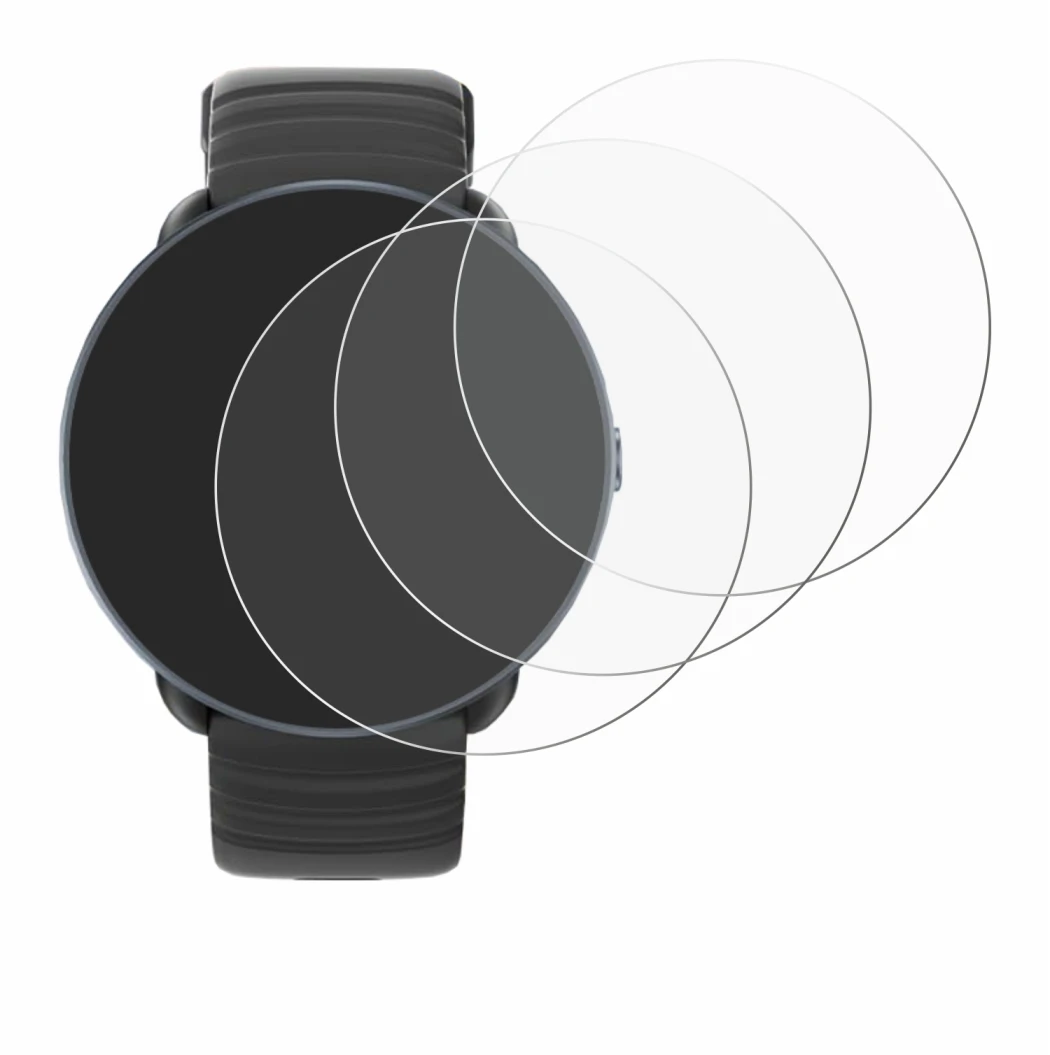 Image of the device Parsonver PSSW9 with a wide variety of screen protectors.