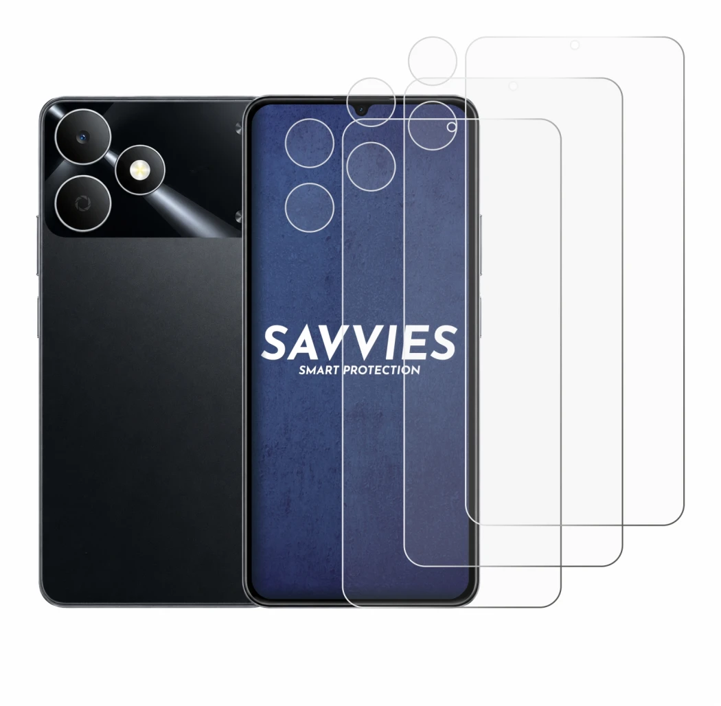 Image of the device realme Note 80 (Front+Camera) with a wide variety of screen protectors.