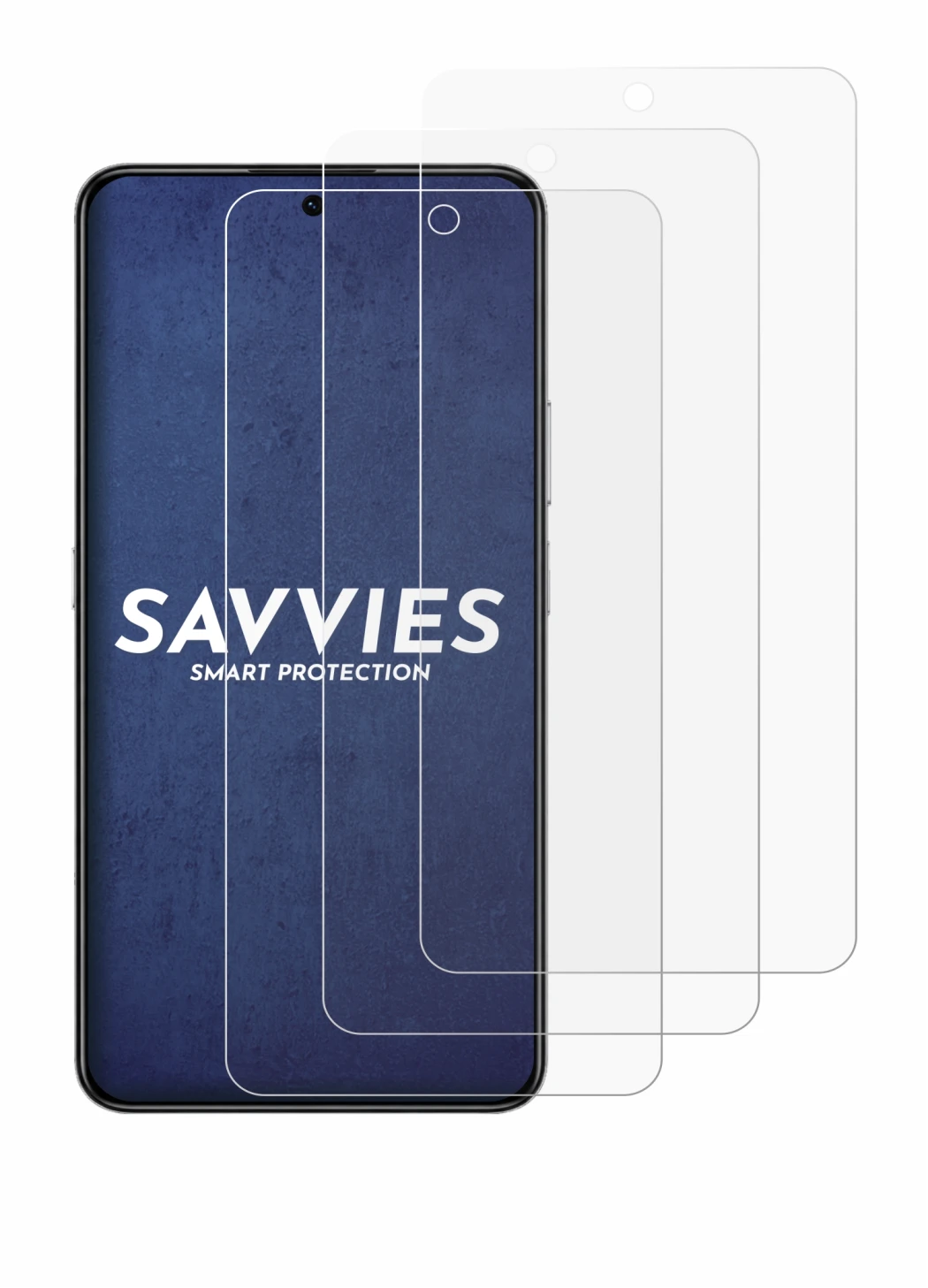 Image of the device Honor X8d with a wide variety of screen protectors.