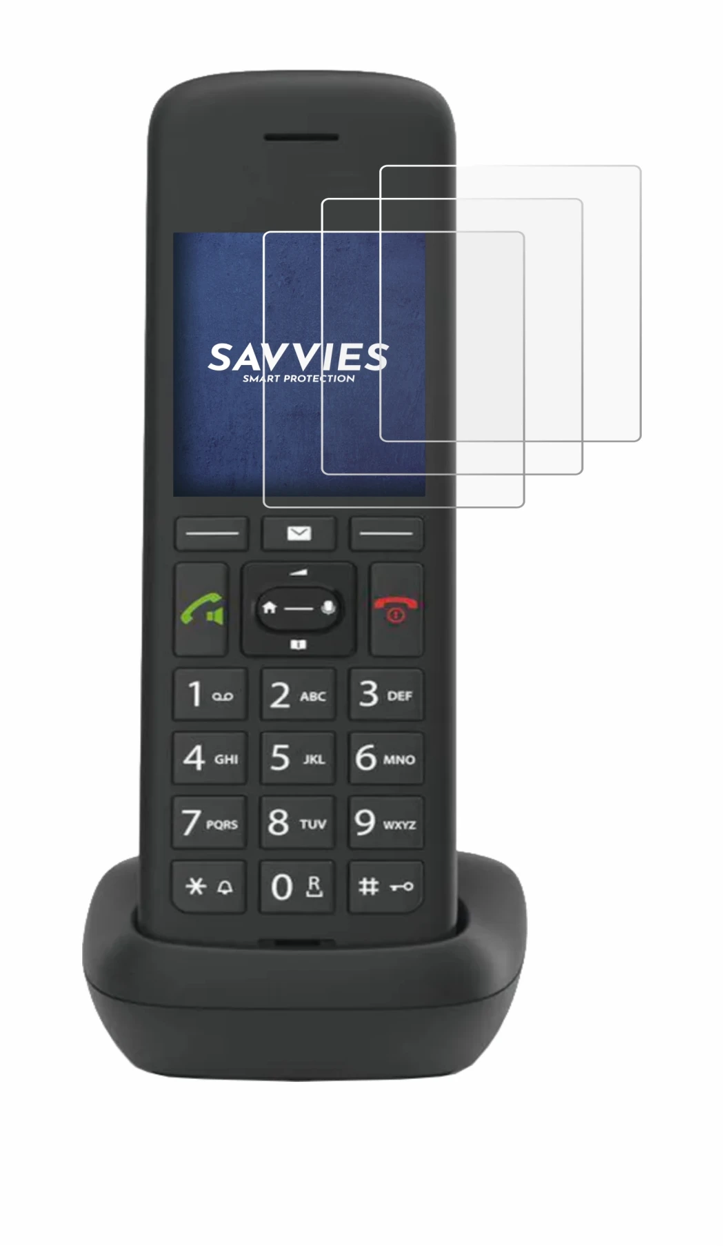 Image of the device Gigaset C575A with a wide variety of screen protectors.