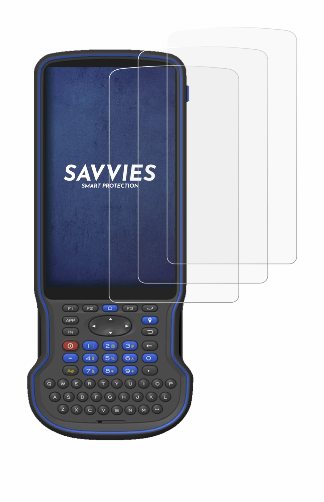 Image of the device Stonex S55 Android Rugged Controller with a wide variety of screen protectors.