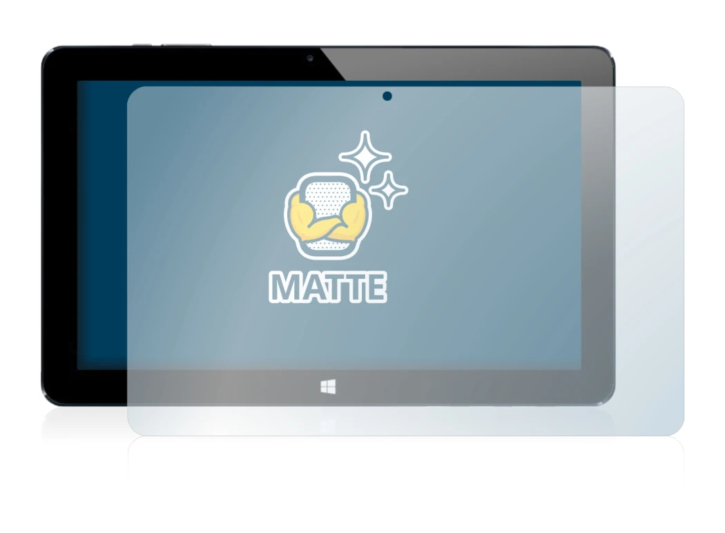 Image of the device Cube i7 Stylus with a wide variety of screen protectors.
