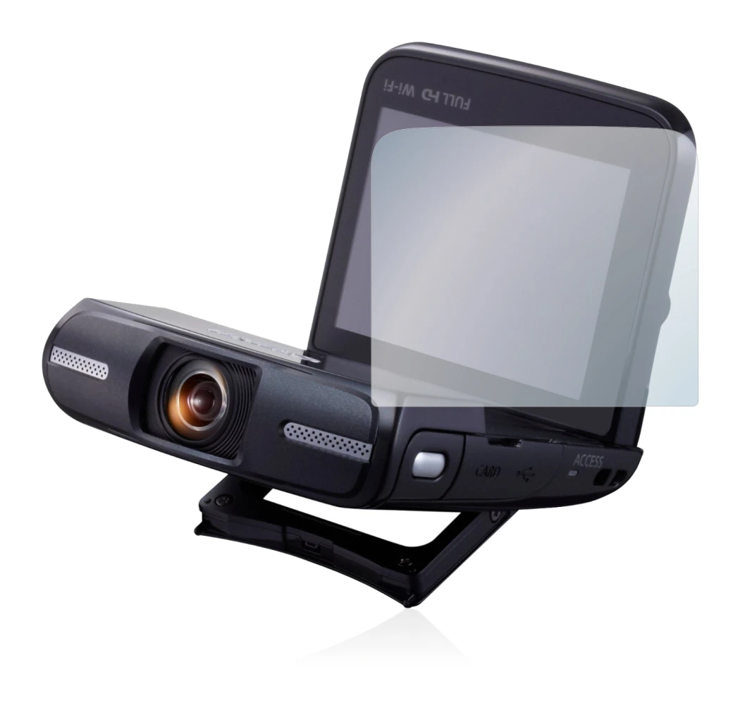 Image of the device Canon Legria Mini with a wide variety of screen protectors.
