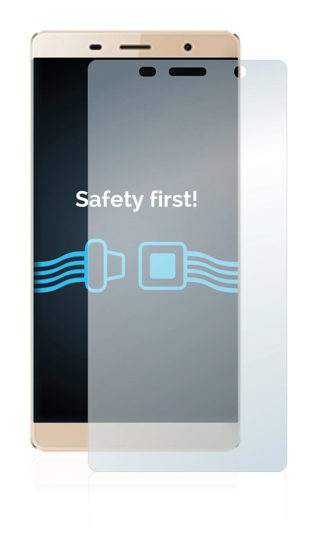 Image of the device Milai M8 Max with a wide variety of screen protectors.