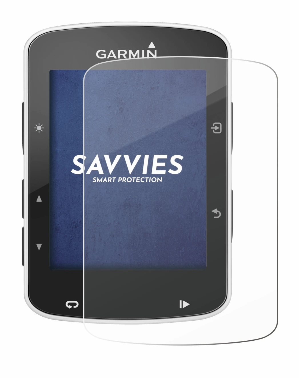 Image of the device Garmin Edge 520 with a wide variety of screen protectors.