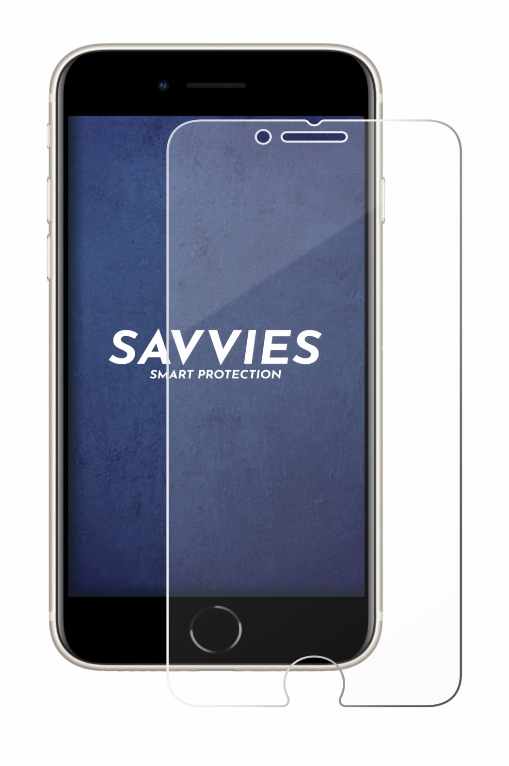 Image of the device Apple iPhone SE 3 2022 with a wide variety of screen protectors.