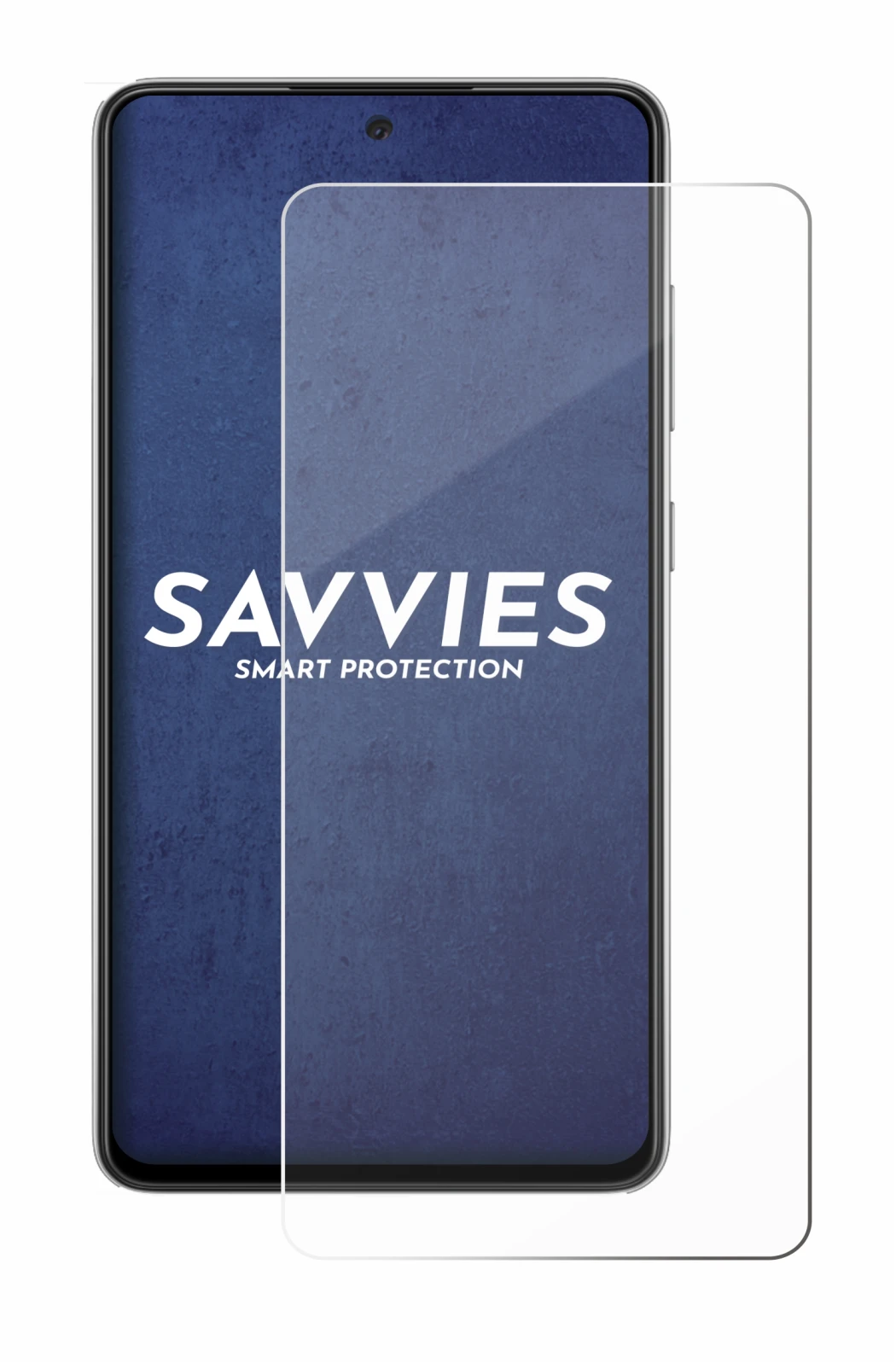 Image of the device Samsung Galaxy A52s 5G with a wide variety of screen protectors.