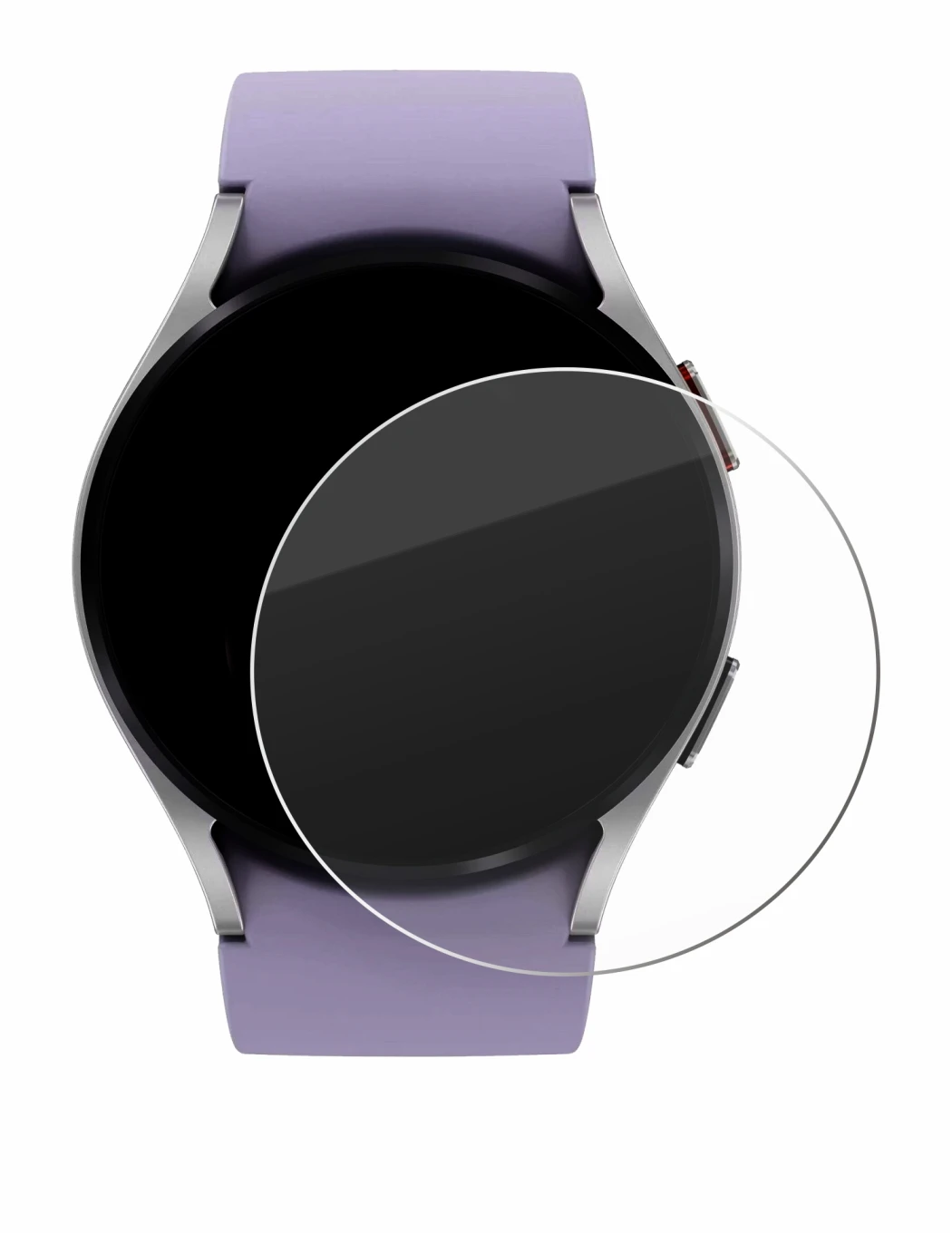 Image of the device Samsung Galaxy Watch 5 (40mm) with a wide variety of screen protectors.