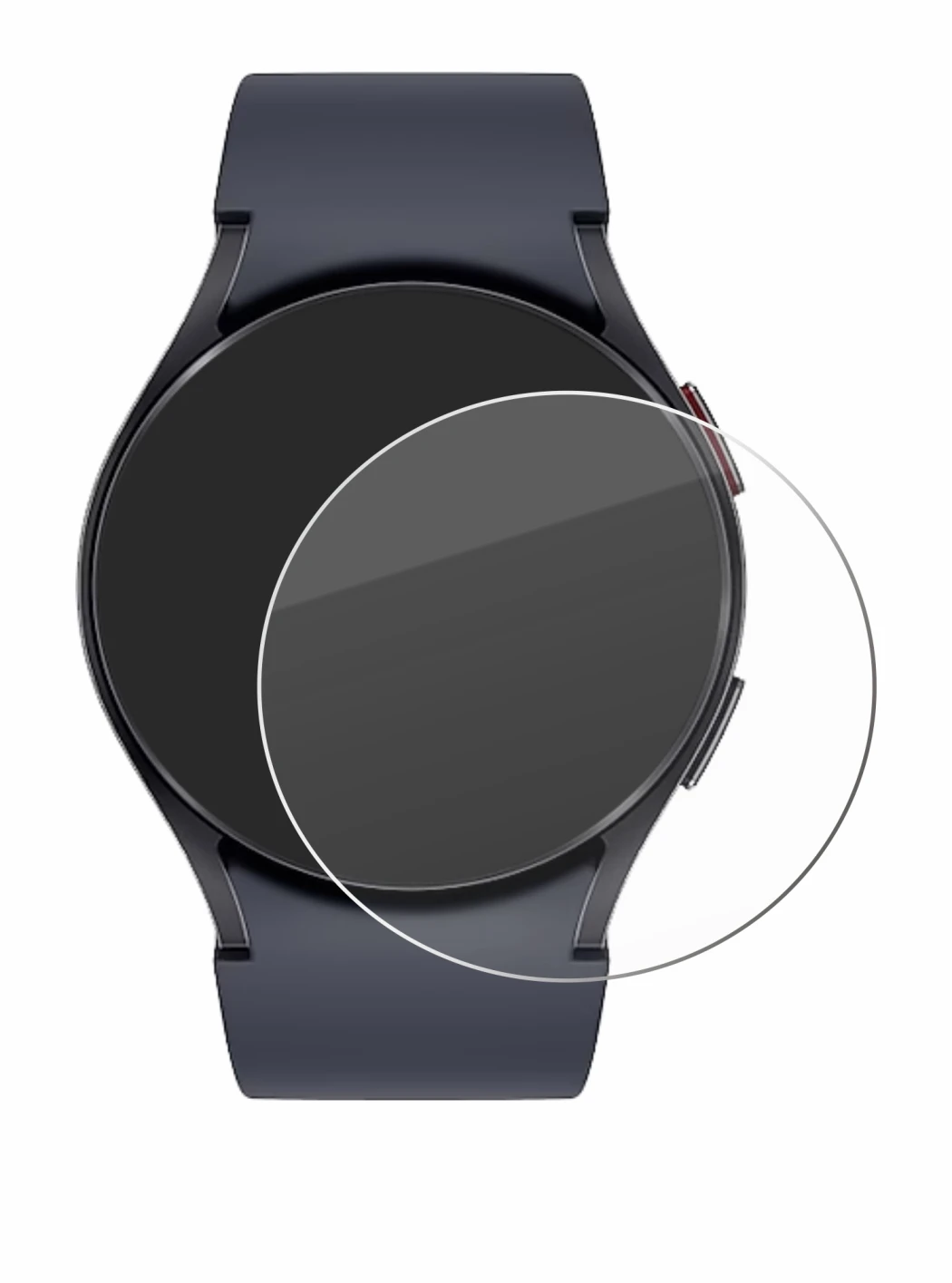 Image of the device Samsung Galaxy Watch 6 (40 mm) with a wide variety of screen protectors.