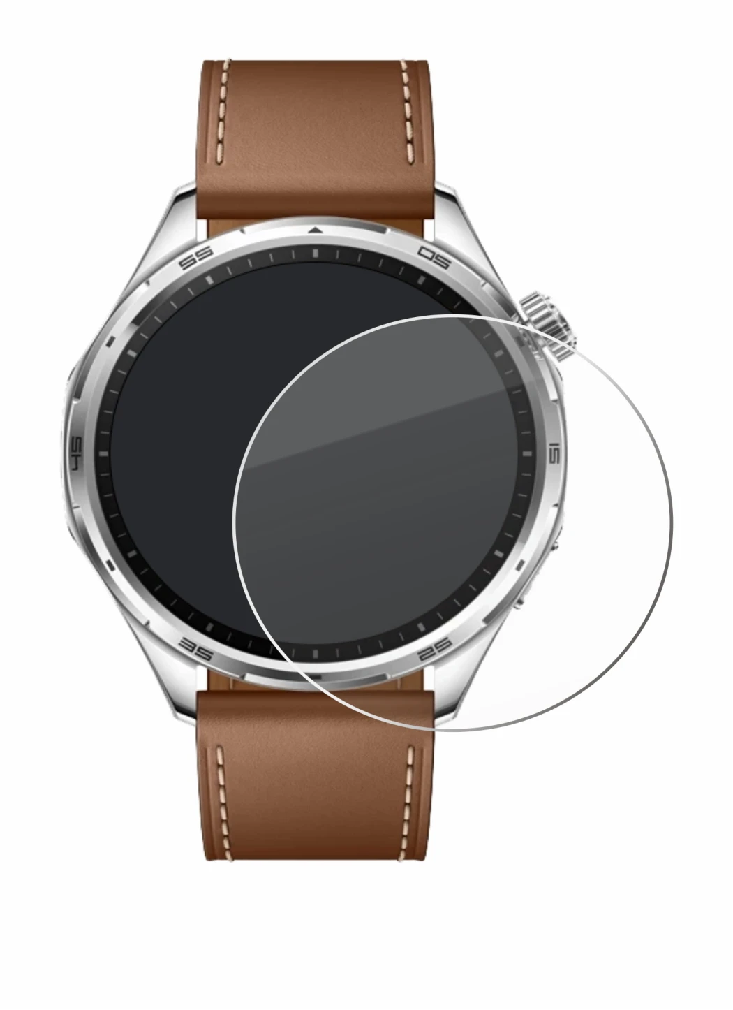 Image of the device Honor Watch 6 with a wide variety of screen protectors.