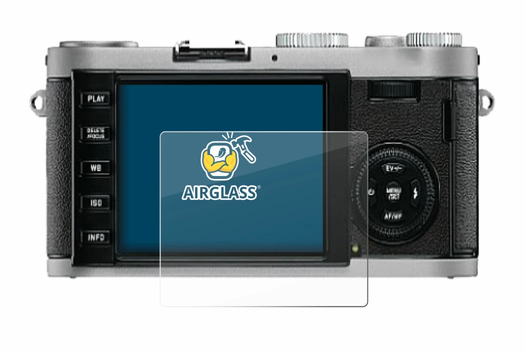 Image of the device Leica X1 with a wide variety of screen protectors.