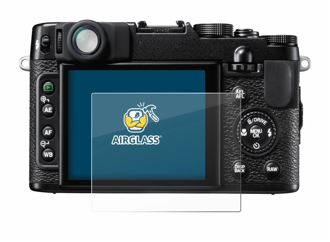 Image of the device Fujifilm FinePix X10 with a wide variety of screen protectors.