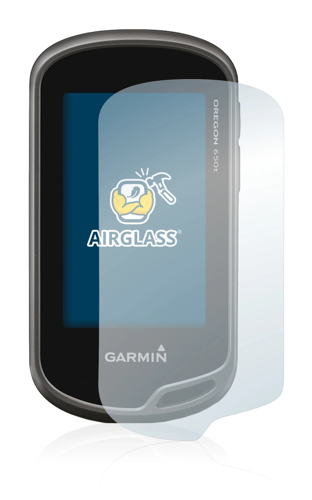 Image of the device Garmin Oregon 650t with a wide variety of screen protectors.