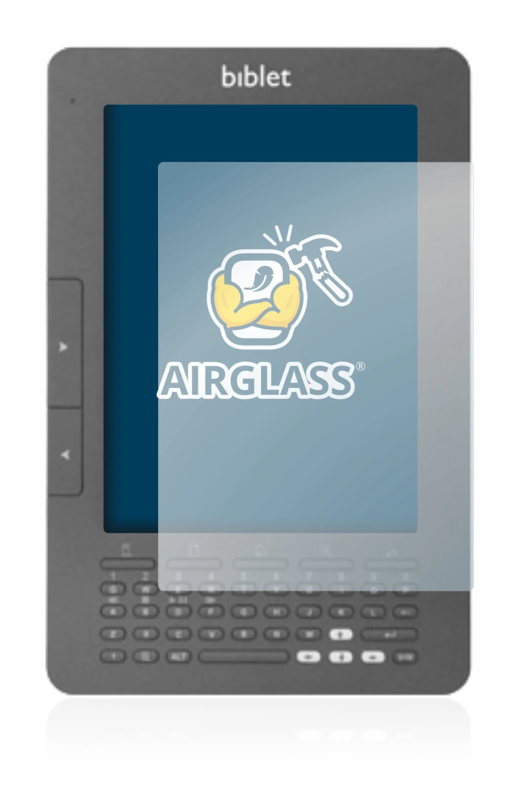 Image of the device Biblet eBook Reader with a wide variety of screen protectors.