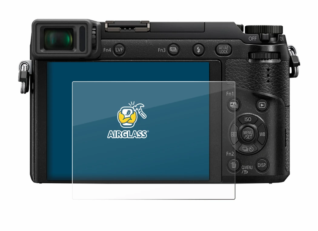 Image of the device Panasonic Lumix DMC-GX80 with a wide variety of screen protectors.