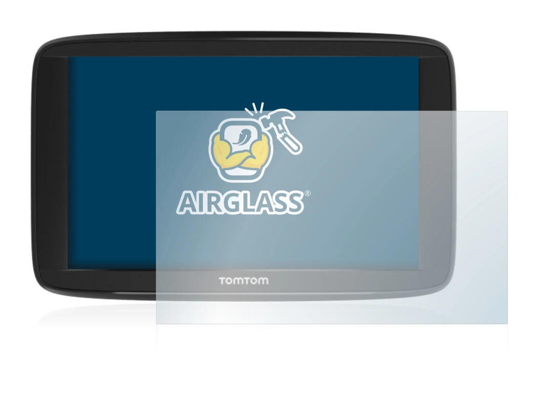 Image of the device TomTom Start 62 with a wide variety of screen protectors.