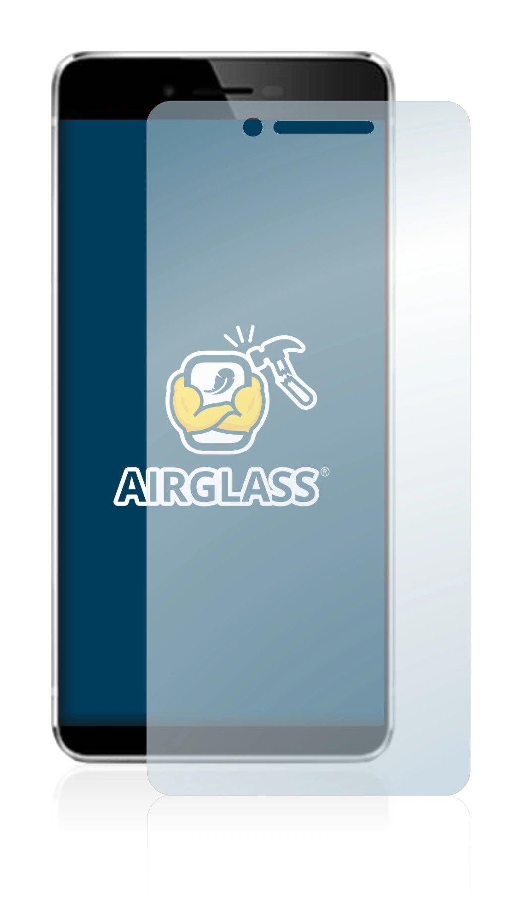 Image of the device Vernee Mars with a wide variety of screen protectors.