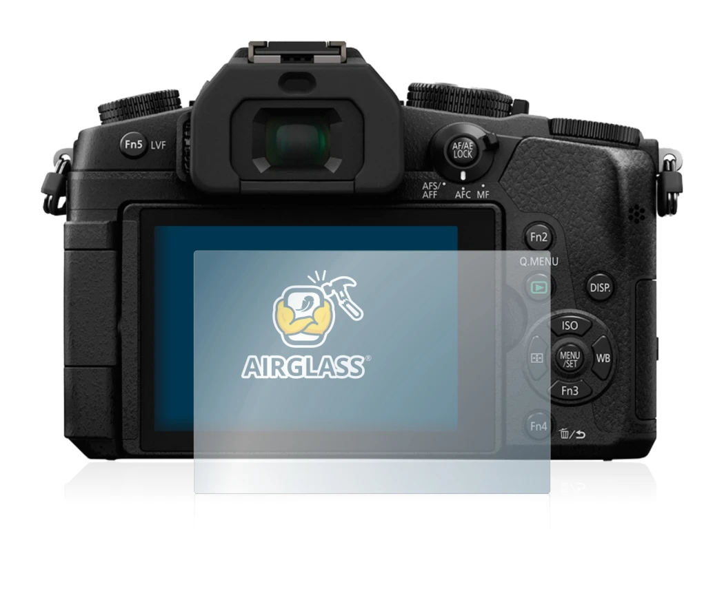 Image of the device Panasonic Lumix DMC-G81 with a wide variety of screen protectors.