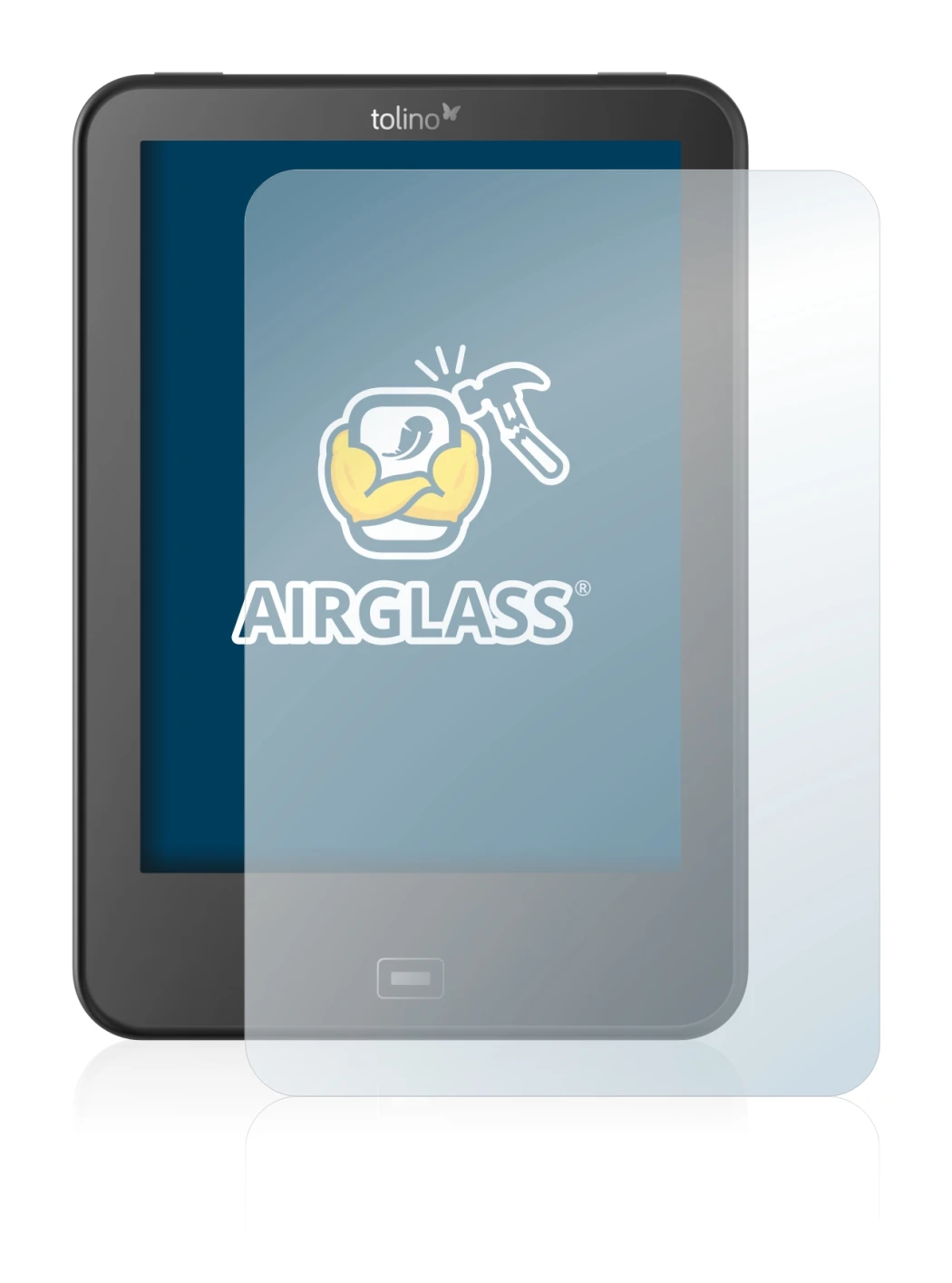 Image of the device Tolino Vision 4 HD with a wide variety of screen protectors.