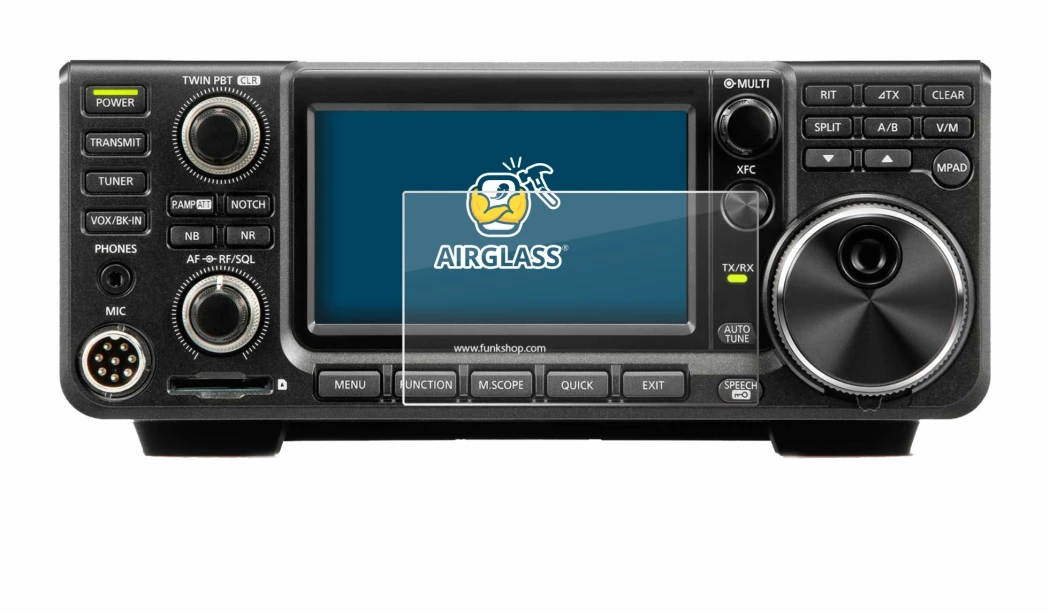 Image of the device Icom IC-7300 with a wide variety of screen protectors.