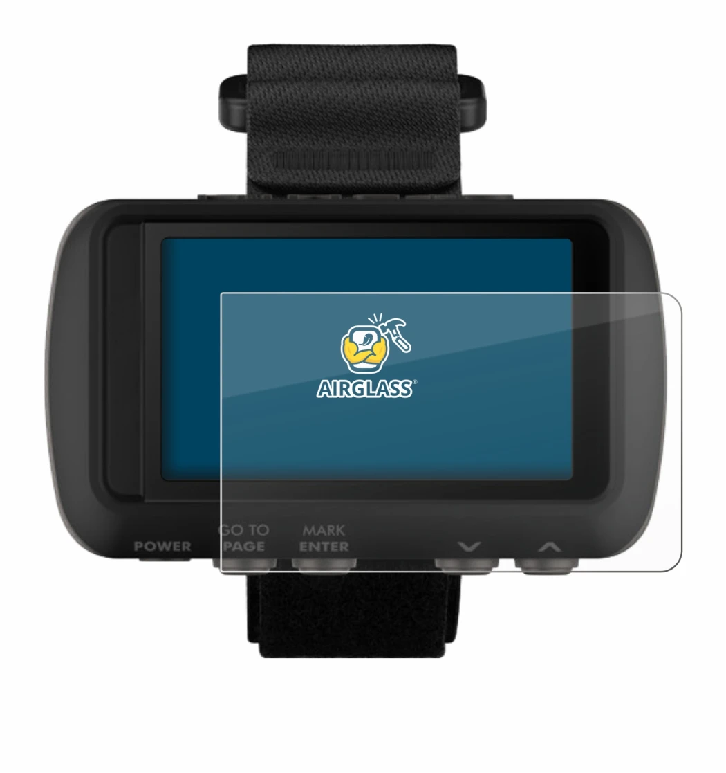 Image of the device Garmin Foretrex 601 with a wide variety of screen protectors.