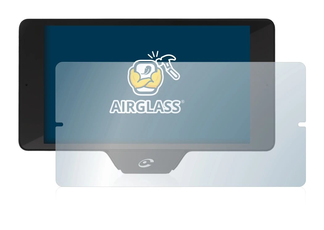 Image of the device Coyote Nav+ 2017 with a wide variety of screen protectors.