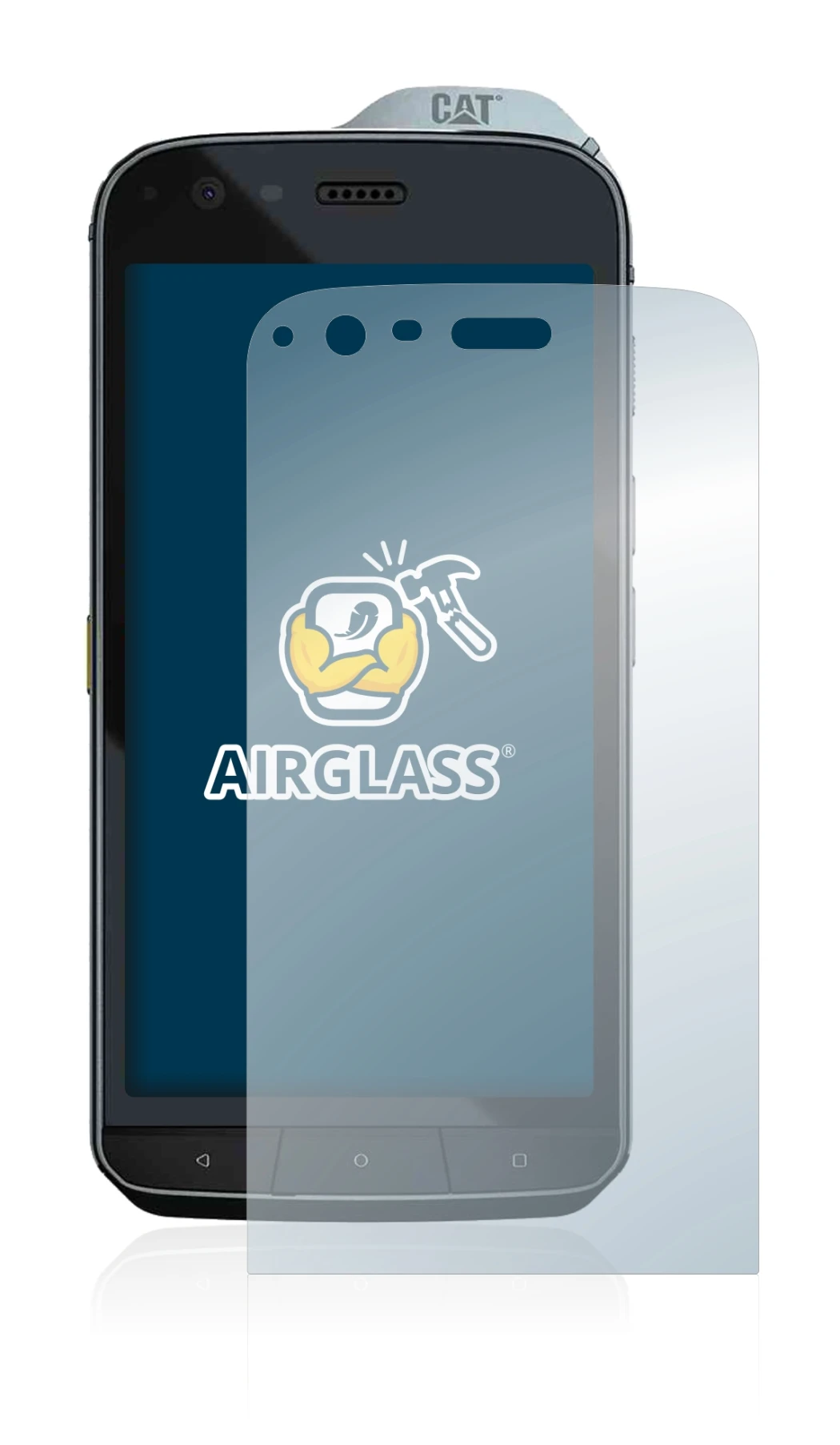 Image of the device Caterpillar Cat S61 with a wide variety of screen protectors.