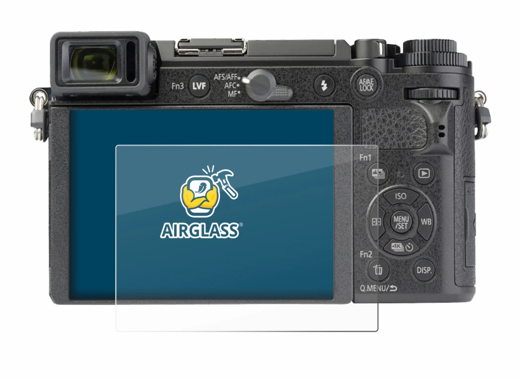 Image of the device Panasonic Lumix DC-GX9 with a wide variety of screen protectors.
