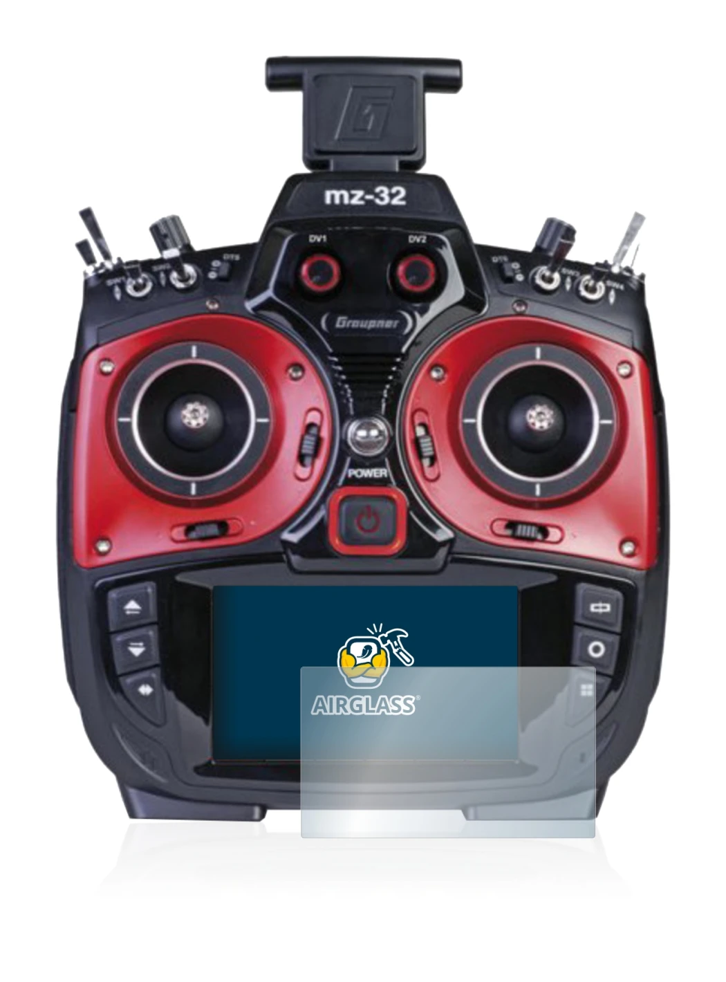 Image of the device Graupner MZ-32 (3.Gen) with a wide variety of screen protectors.