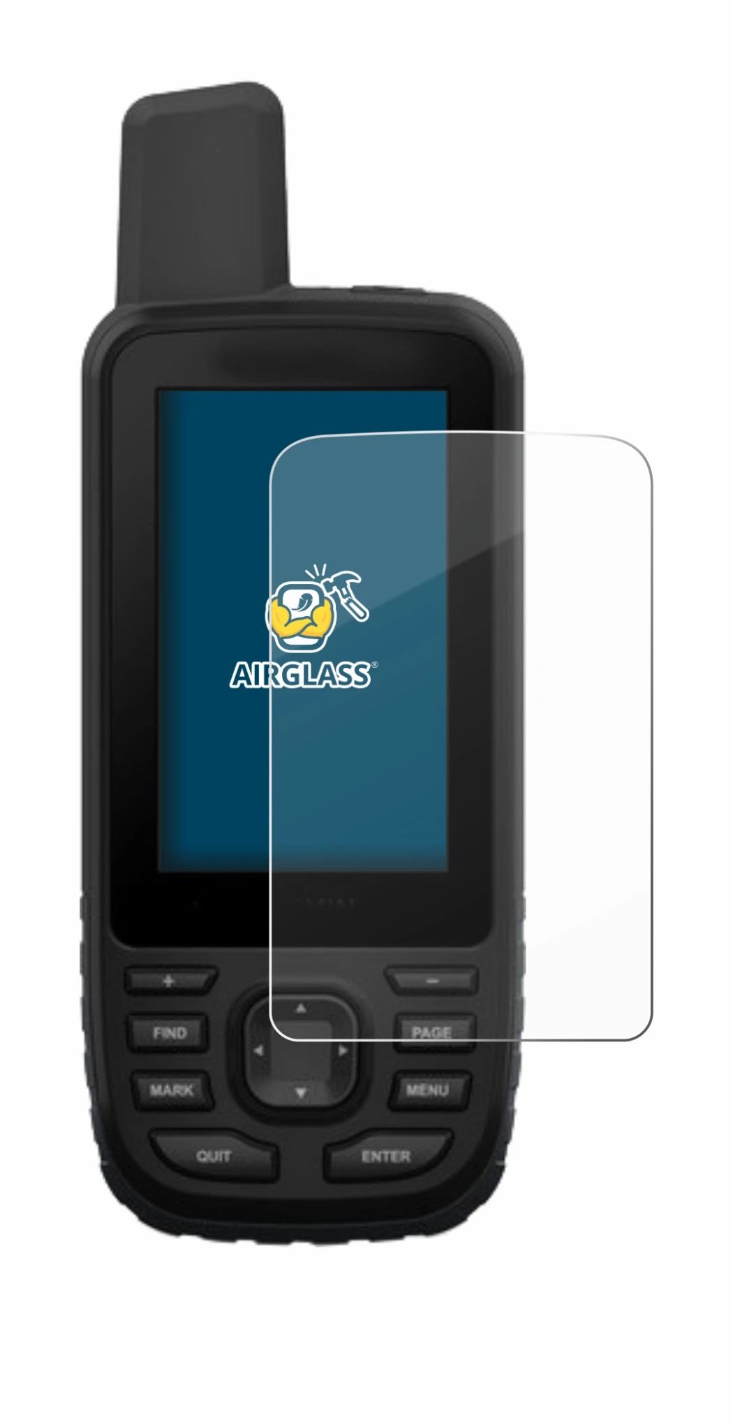 Image of the device Garmin GPSMAP 66st with a wide variety of screen protectors.