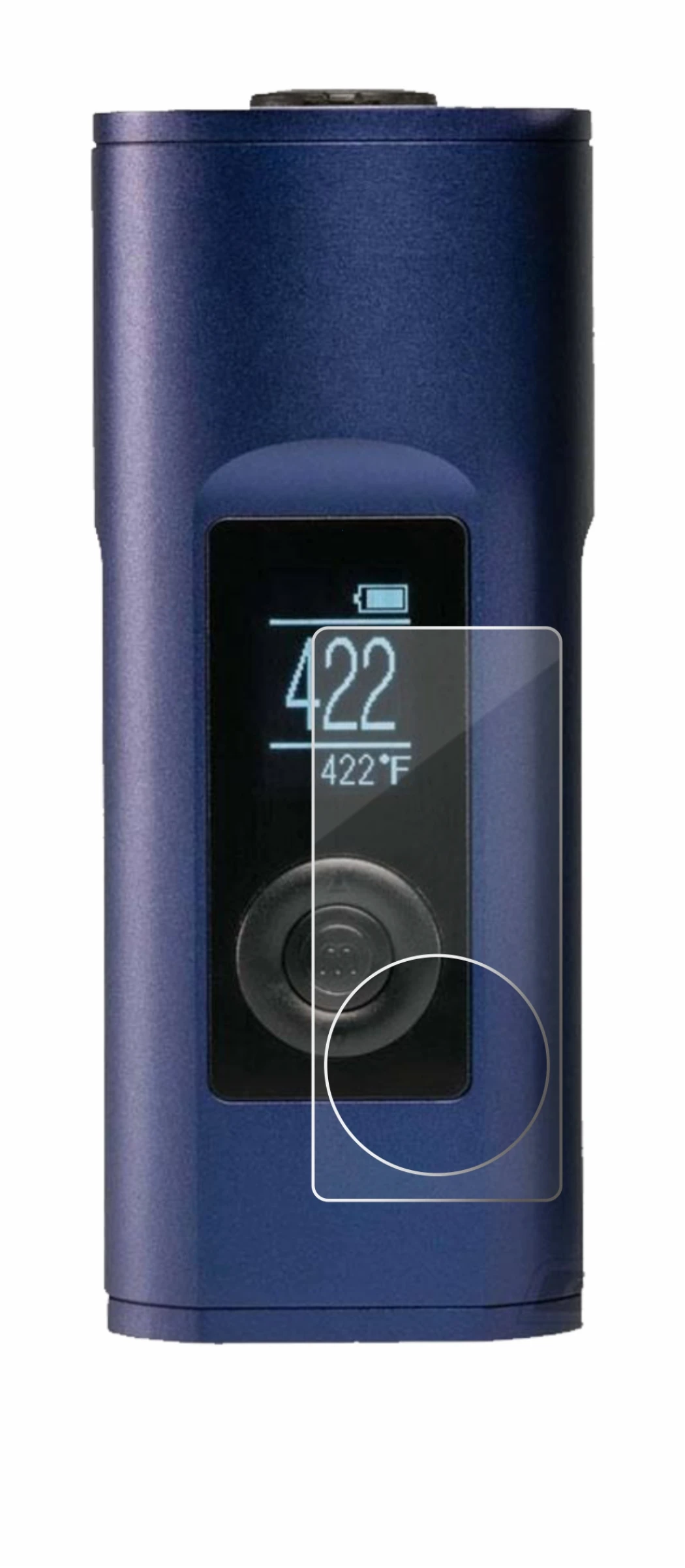 Image of the device Arizer Solo 2 with a wide variety of screen protectors.