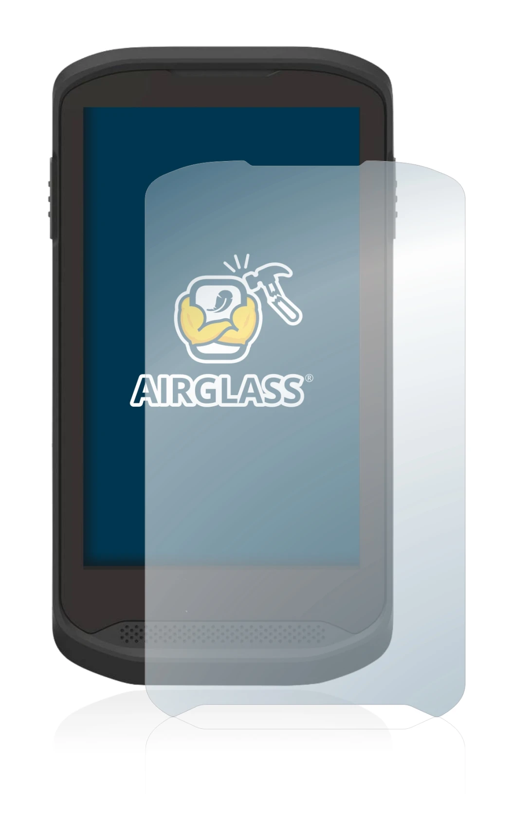 Image of the device Zebra TC20 Touch with a wide variety of screen protectors.